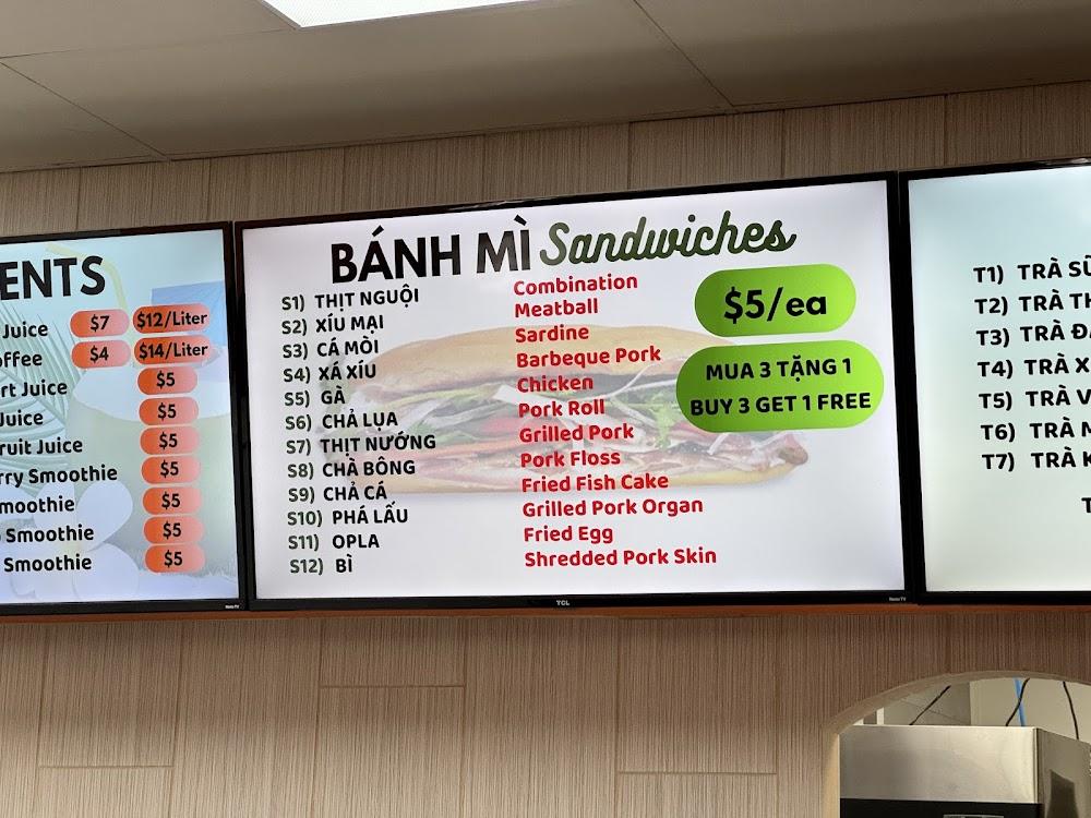 Saigon deli Menu image 4